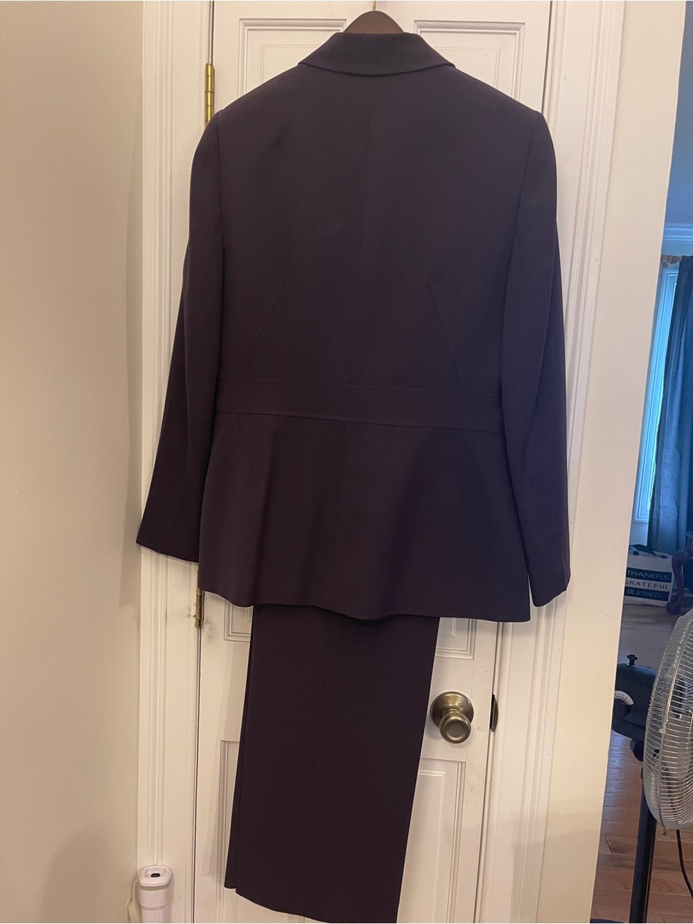Kasper Dark Plum Women's Pant Suit Size 10